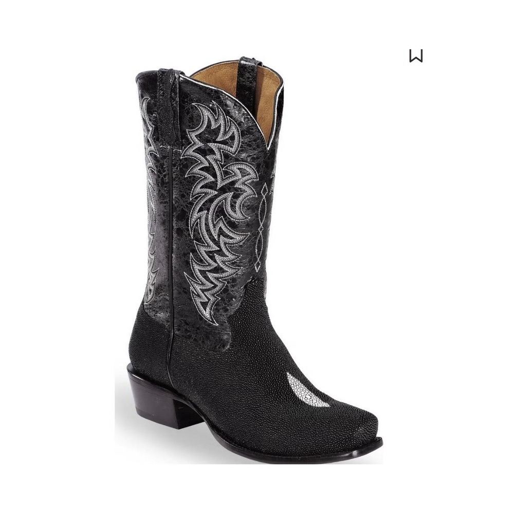 Moonshine Spirit Men's Stingray Exotic Boots Cowboy Western Size 12D Square Toe